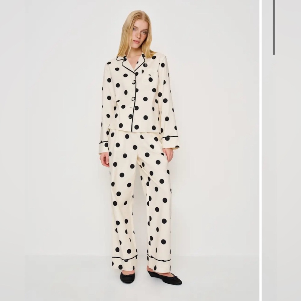Reformation Coco Polka Dot Pajamas
